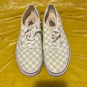 Vans checkered lace up shoes